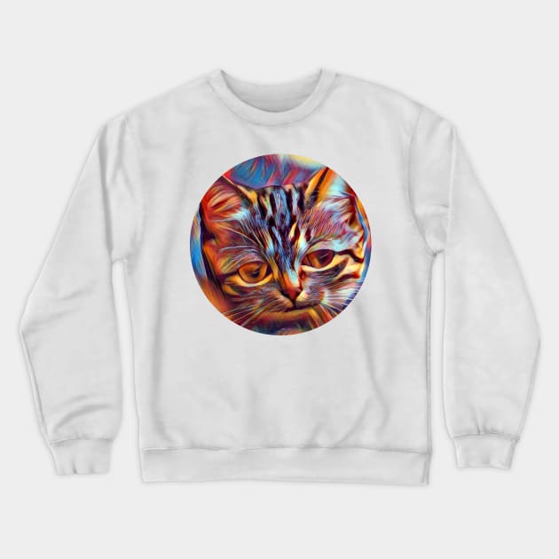 Agile mycat, revolution for cats Crewneck Sweatshirt by GoranDesign